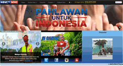 Desktop Screenshot of news.mnctv.com